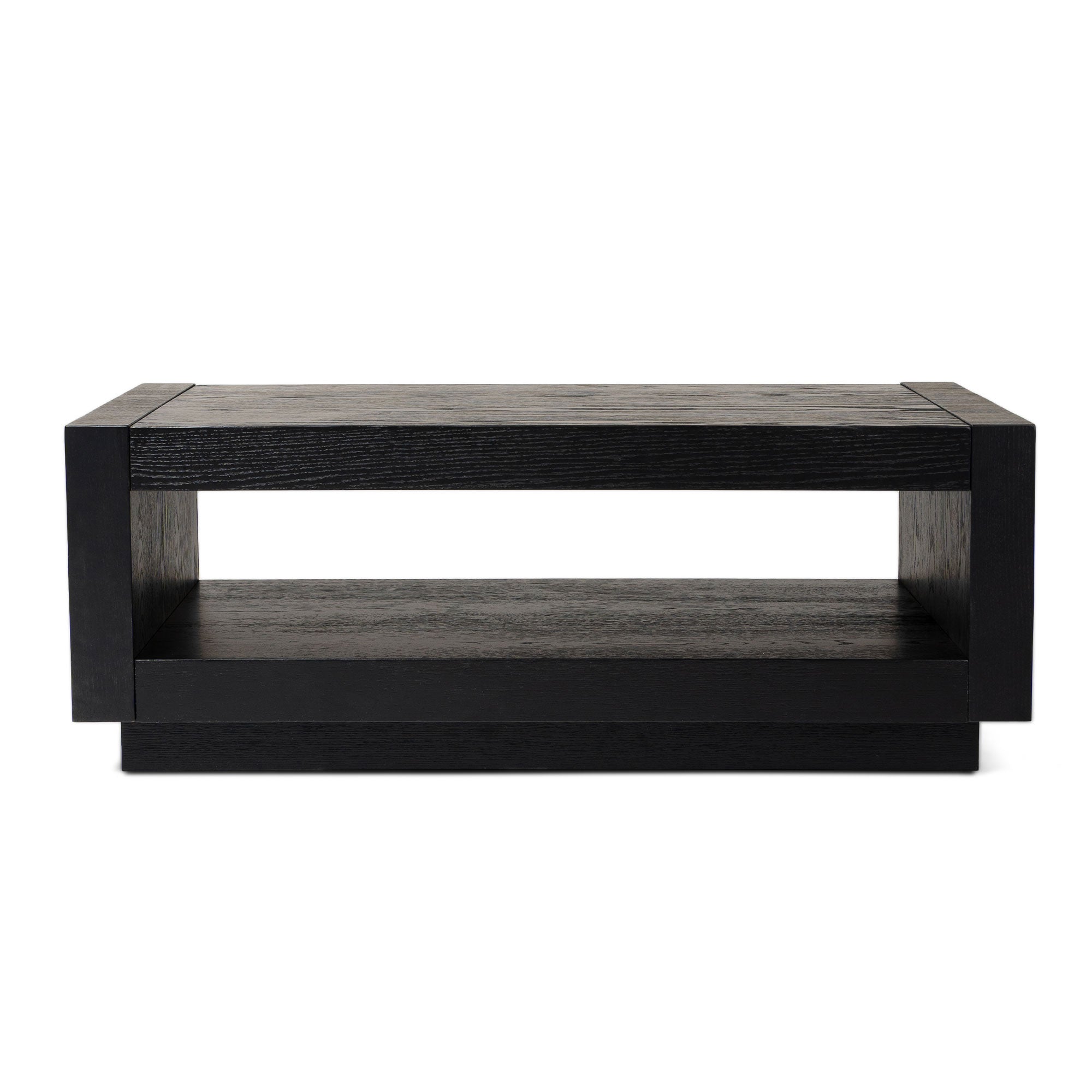 Artemis Contemporary Wooden Coffee Table in Refined Black Finish