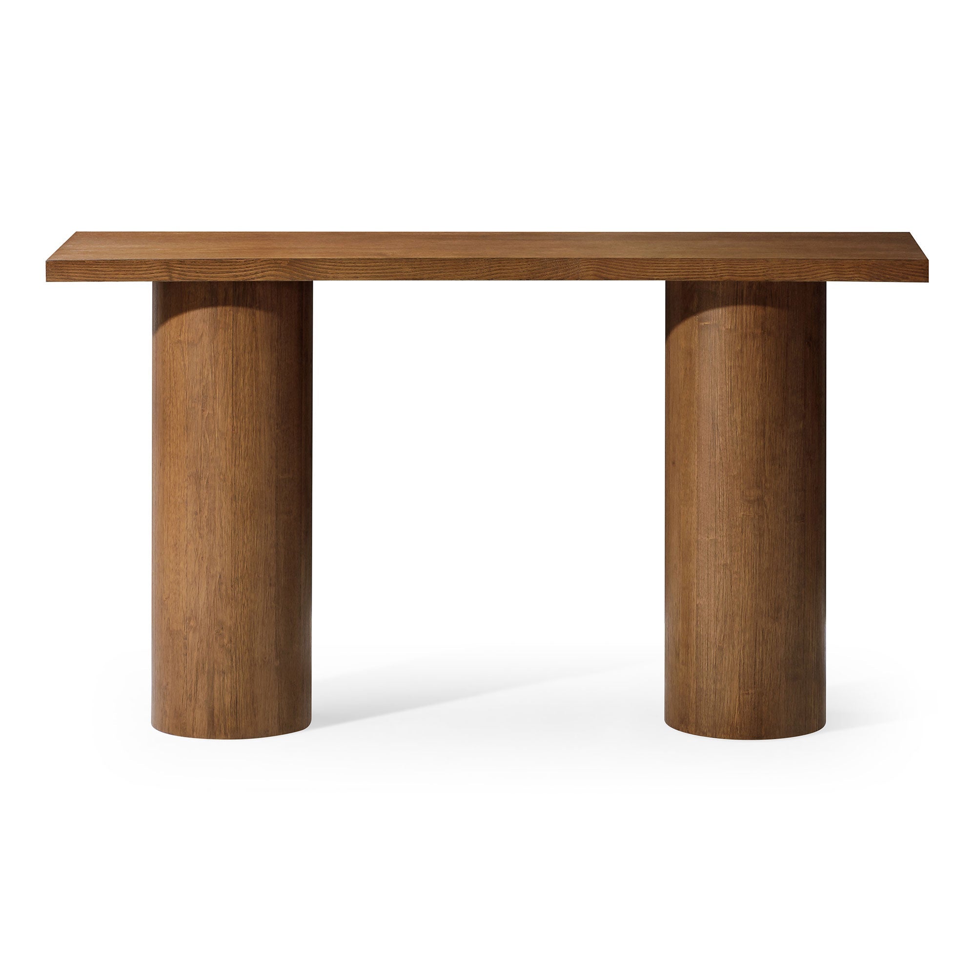 Lana Contemporary Wooden Console Table in Refined Brown Finish