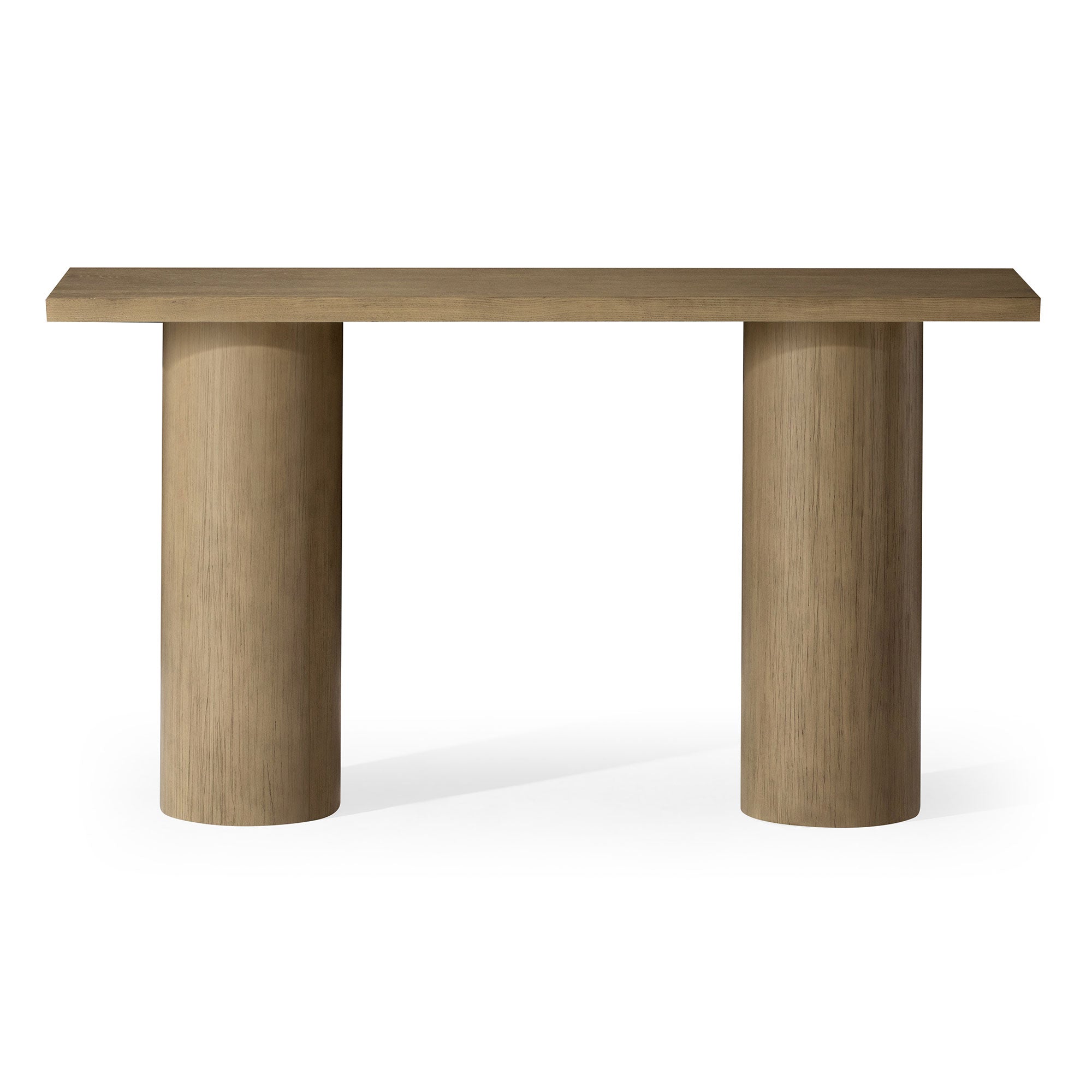 Lana Contemporary Wooden Console Table in Refined Grey Finish