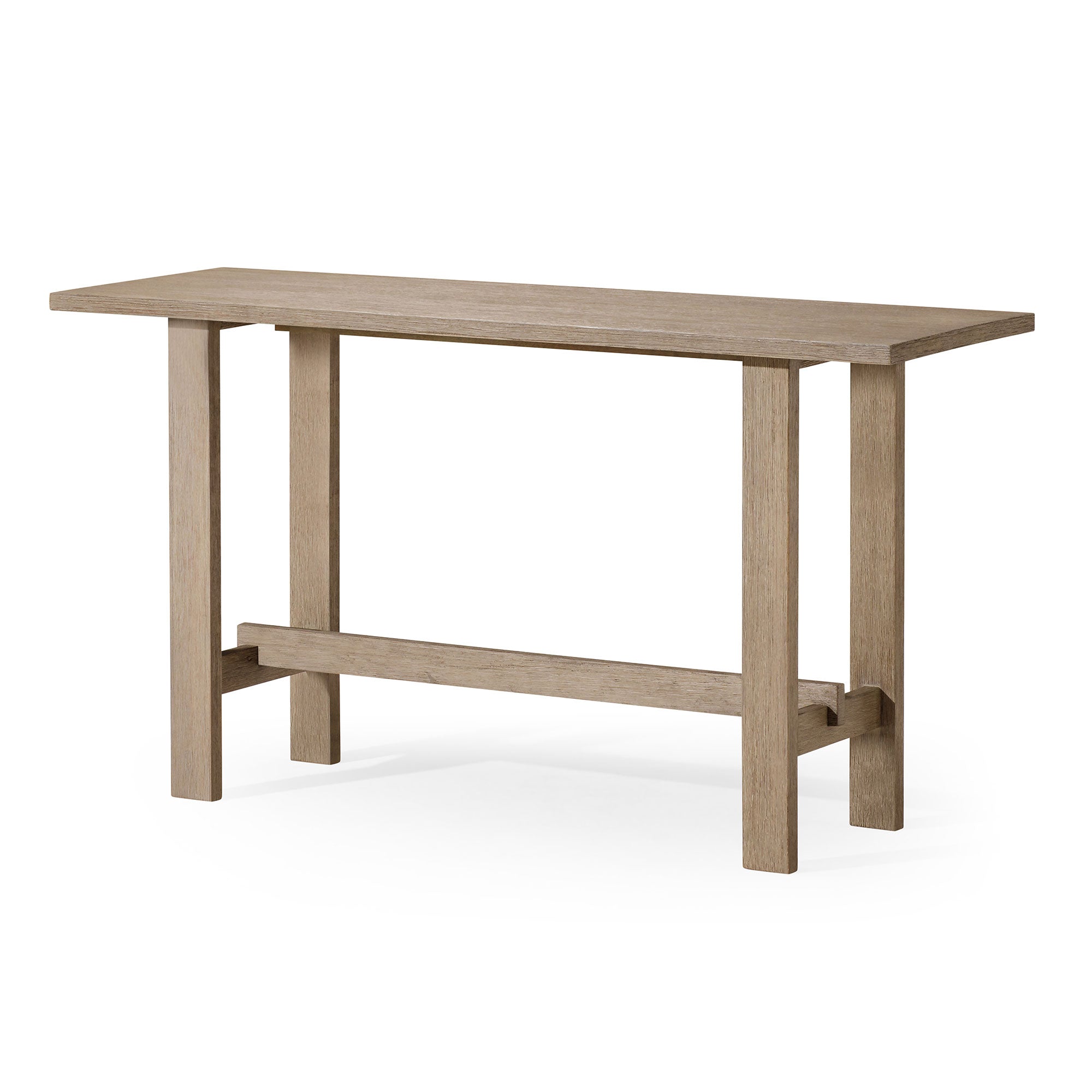 Hera Modern Wooden Console Table in Weathered Grey Finish
